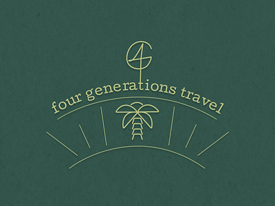 4 generation travel design graphic design logo travel travel agency