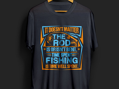 Fishing T-Shirt brand design complex t shirt fishing fishing rod fishing t shirt graphic design illustration tshirt design tshirts