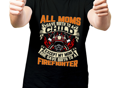 FIREFIGHTER T-SHIRT DESIGN brand design complex t shirt firefighter firefighters graphic design tshirt design tshirts