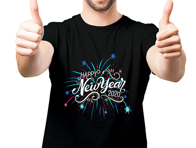 New year T-Shirt Design 2020 brand design complex t shirt design graphic design new year tshirt design tshirts