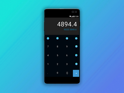 Calculator ui calculator daily 100 challenge dailyui rohith