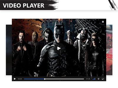 Video player ui daily 100 challenge dailyui player rohith video video player