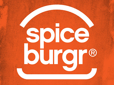 Spice Burgr Branding branding burger food logo orange spice burgr