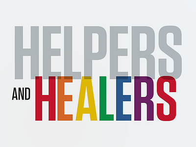 Helpers + Healers design editorial feature layout orlando pulse