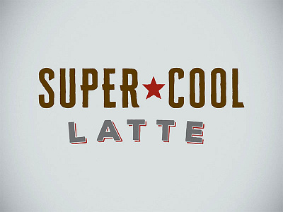 Java Time coffee cool java latte logo star super typography