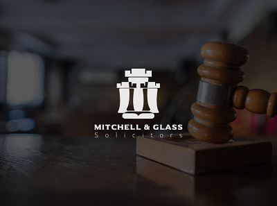 Mitchell & Glass logo branding design icon illustration logo vector