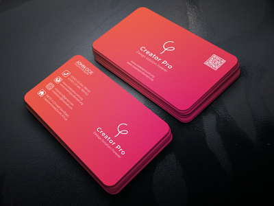 Trendy Minimal Business Card