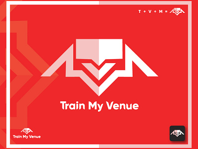 Train My Venue branding design graphic design icon illustration illustrator logo vector