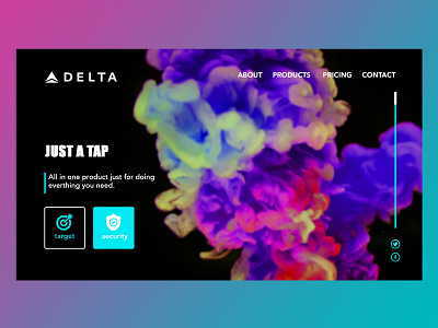 Delta Landing page (Sample Design) ui design uiuxdesign ux design