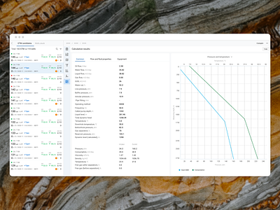 Dashboard – calculation results charts dashboard design minimal table ui ux uxdesign webdesign