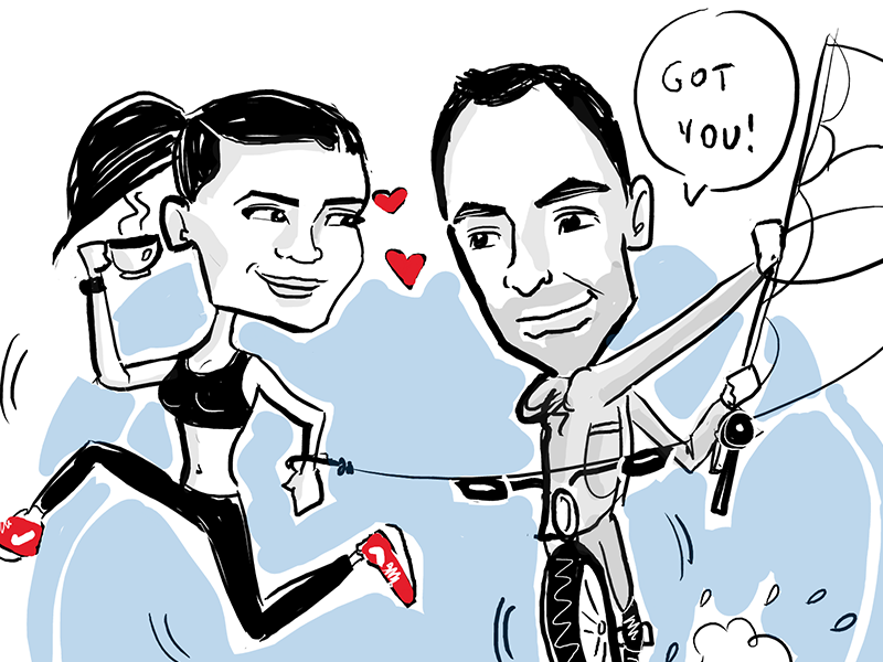 Wedding personliased illustration digital gift present couple illustration personalised wedding