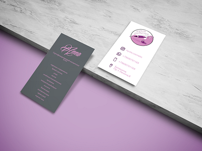 Business Cards beautician beauty branding buisness card design graphic graphicdesign illustrator logo vector