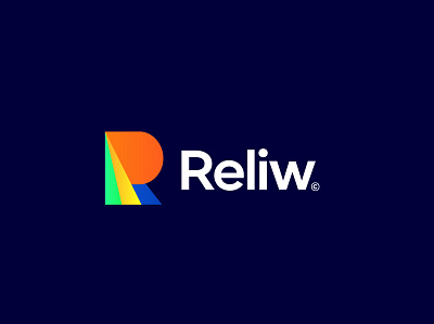 Reliw Logo concept branding design logo logo design logos logotype r letter logo r logo reddit tech youtube