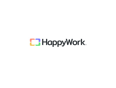 HappyWork Logo branding design logo logo design logos logotype tech work