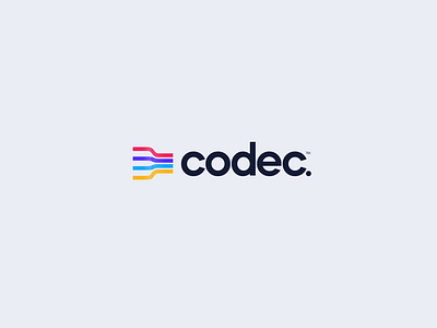 CODEC Logo branding code coder colorful lines logo logo design logos motion tech