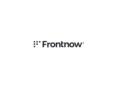 Frontnow logo branding f logo logo logo design logos minimal retail retail design tech