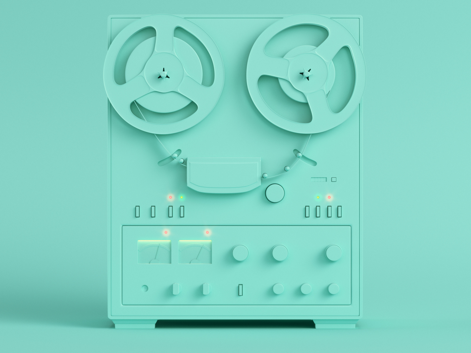Reel to reel tape deck by Andrii Kudrin on Dribbble