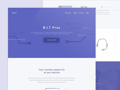 IT Website ui ux web