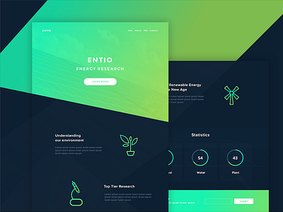 Energy Research design uiux web