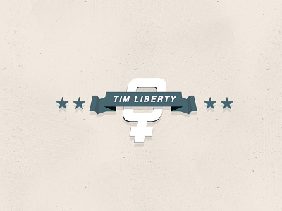 Tim Liberty banners icon retro stars