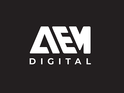 AEM Digital logo a aem branding e logo logodesign logotype m minimal minimal logo symbol
