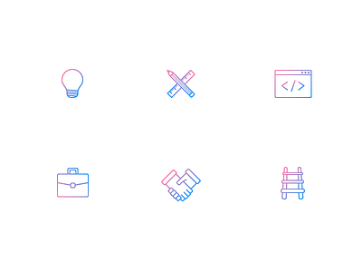 Labasee new site is live! career design development gradient handshake icons idea illustration partnership project