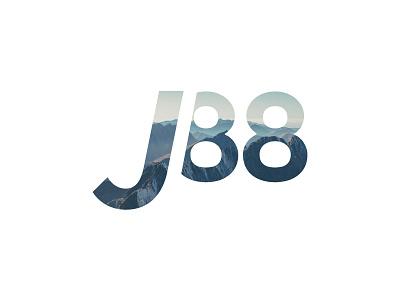 J88 logo 88 bold branding j j88 logo mountains number logo numbers picture background