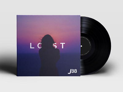 Lost by J88 album album art cd cover girl lost music text vinyl