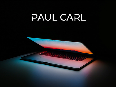Paul Carl branding image background logo logotype montserrat p personal branding splash screen typography