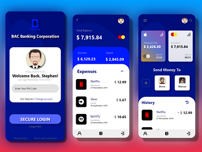 Banking App Design