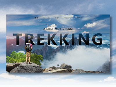 Trekking Web Interface Design