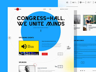Congress Hall design ui web