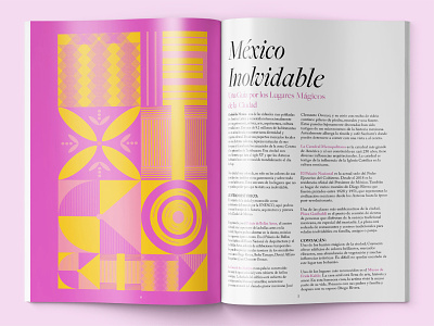 Mexico City illustration editorial design typography design adobe illustrator magazine design typography graphic design lettering illustration