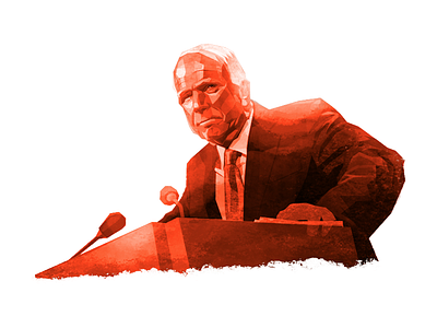 McCain clinton illustration mccain politics russia russiagate trump usa