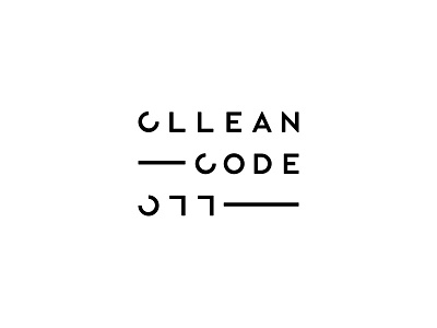 Cllean-Code-LLC Logo Type agency black and white brand branding clleancode kosovo logo logotype prishtina web