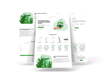 Eco Products - Simple website concept design e shop ecology eshop landing page products shop ui ux webdesign website website concept website design