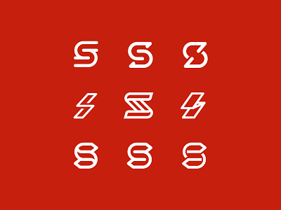 "S" Explorations branding concept custom design lettering logo s vector