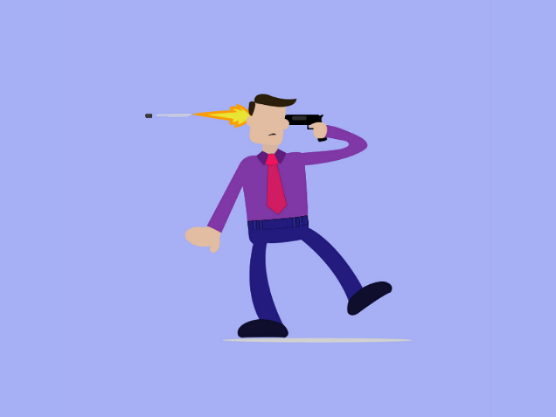 Man committing suicide suicide international mens day flat illustration illustration adobe illustrator