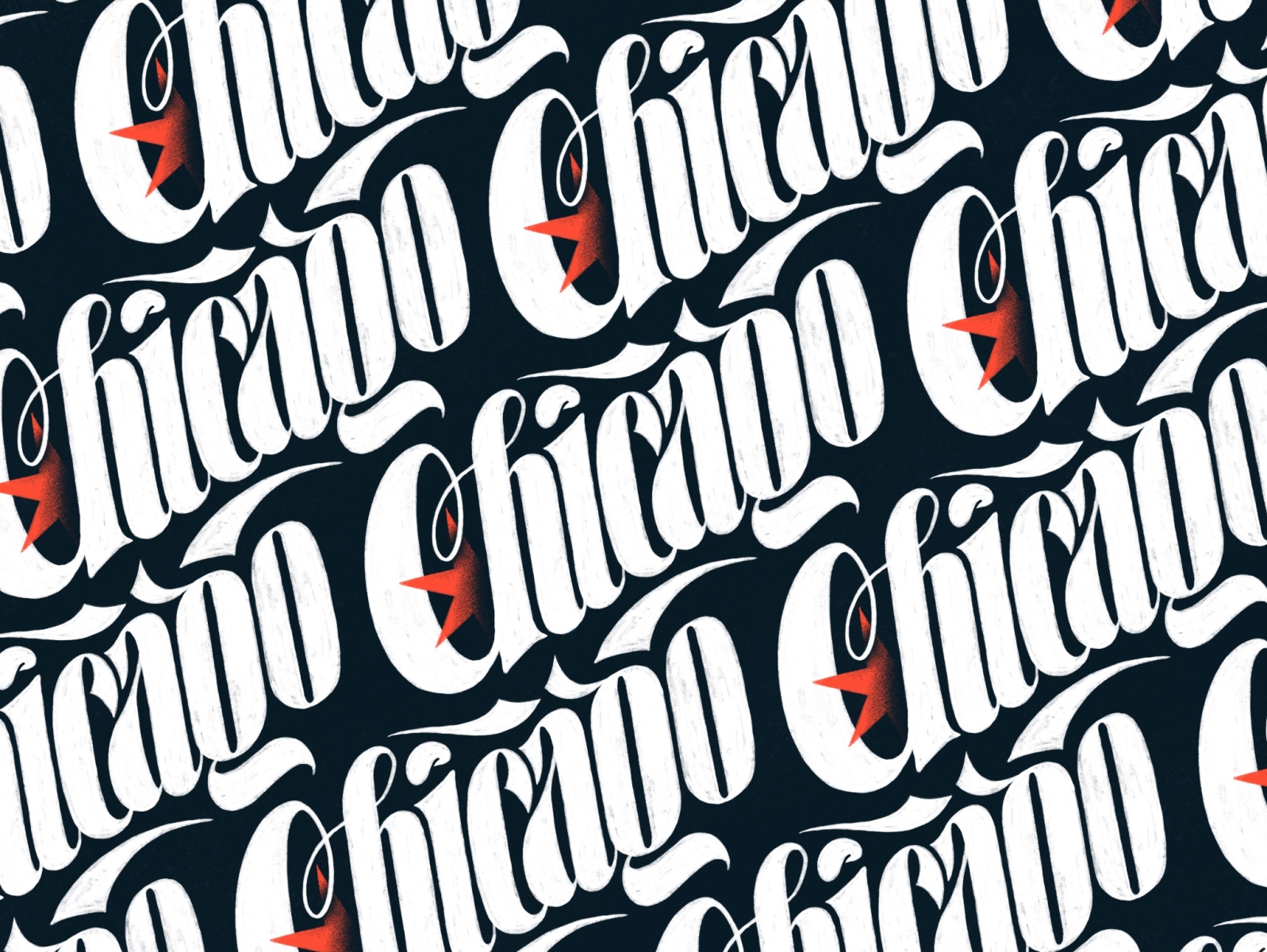 Chicago Pattern by Myohan Oh on Dribbble