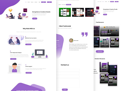 Designlance Creative Studio Home Page