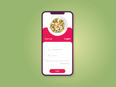 Simple Login App for Restaurant