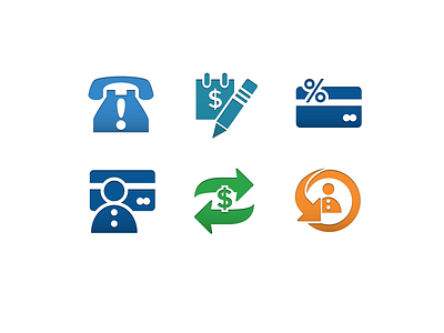 Finance Glyphs bank call credit card finance glyph icon icons profile transactions