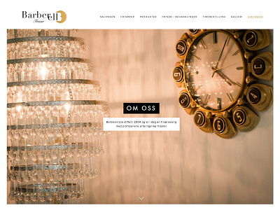 Barberell.no icon logo photography storytelling text web design website