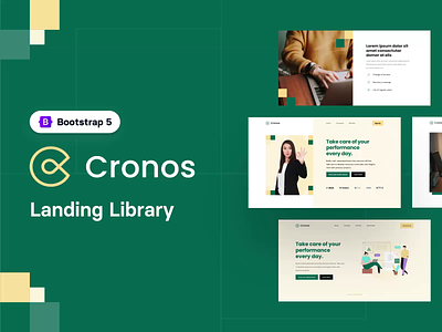 Cronos UI - nature bootstrap template bootstrap components drag drop editor frontend landing library tailwind ux webdev