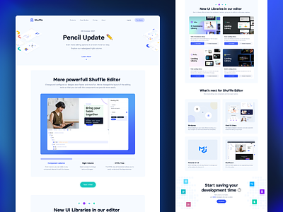 Pencil Update ✏️ bootstrap bulma css editor html material ui no code no code tailwind ui ux