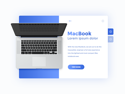 Daily UI #03 - Product Page blue dailyui freebies macbook page product symu ui ux