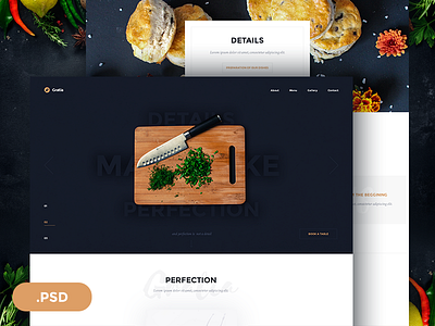 Gratia Free PSD Template 