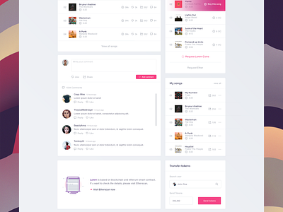 Music platform by Pat Wasik for JCD on Dribbble