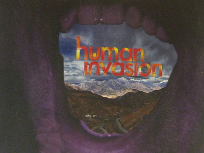 human invasion - CD design logo packagin