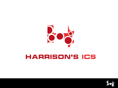 Harrison s ICS : Painting And Decorating industry branding decorative illustration logo modern logo printing design